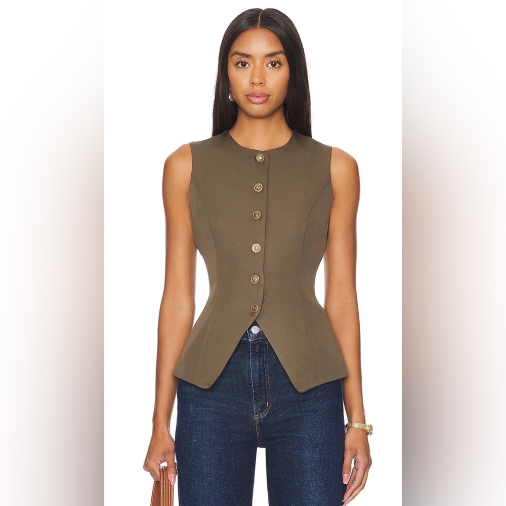 SNDYS x REVOLVE Emiliana Top in Olive Khaki Size XL